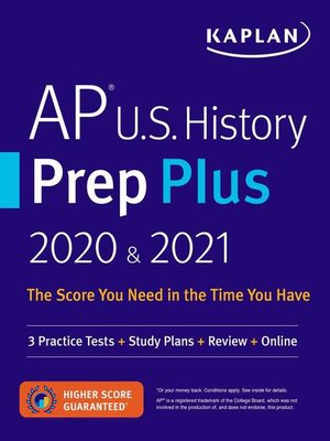 cover image of AP U.S. History Prep Plus 2020 & 2021